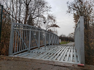 Bridge Installation Galvanized Steel